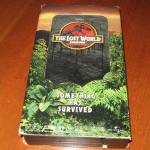 Jurrasic Park The Lost World Vintage Action Movie VHS '97 Spielberg Goldblum